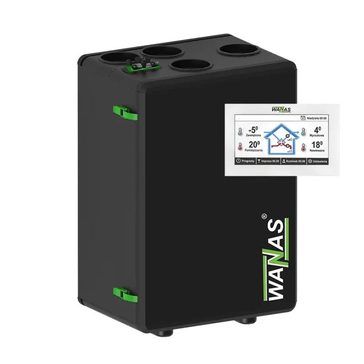 Rekuperator Wanas Black 200V XF