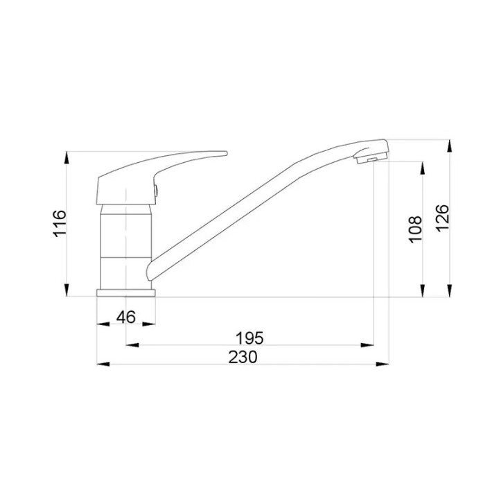 Bateria kuchenna Hydroland B395 - wymiary