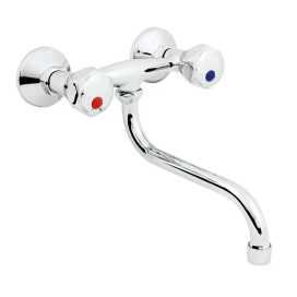 bateria kuchenna ścienna Hydroland B104 Standard z obrotową wylewką