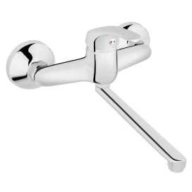 bateria kuchenna ścienna Ferro BBC5 Basic z obrotową wylewką i aeratorem M24×1