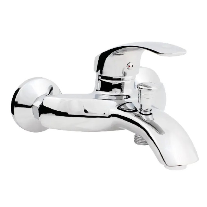bateria wannowa ścienna Hydroland Vena B321 z mechanicznym przełącznikiem wanna-prysznic