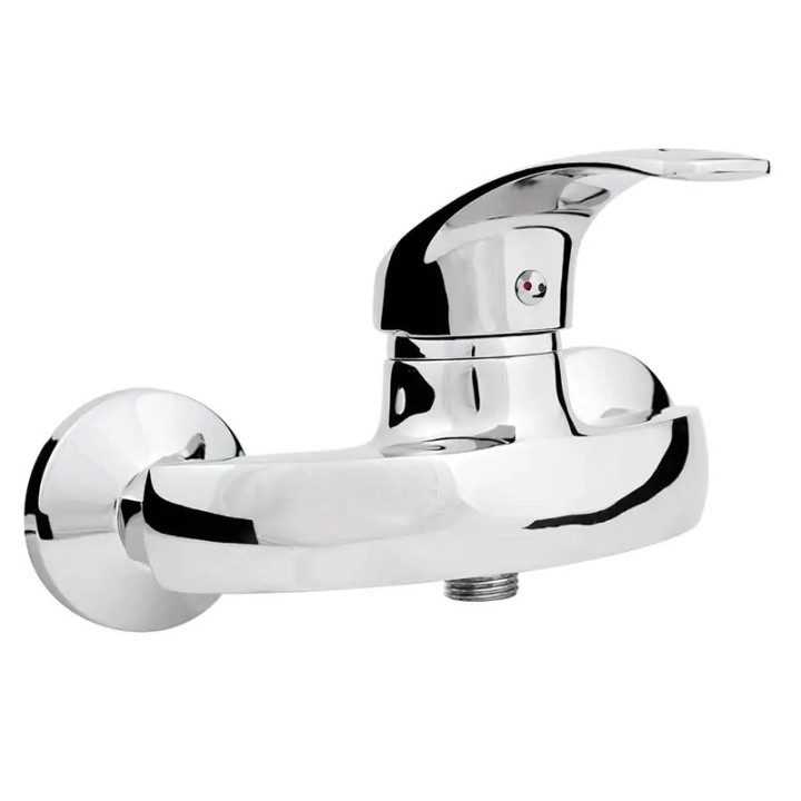 bateria prysznicowa ścienna Hydroland Vena B327 chromowana z ceramicznym regulatorem