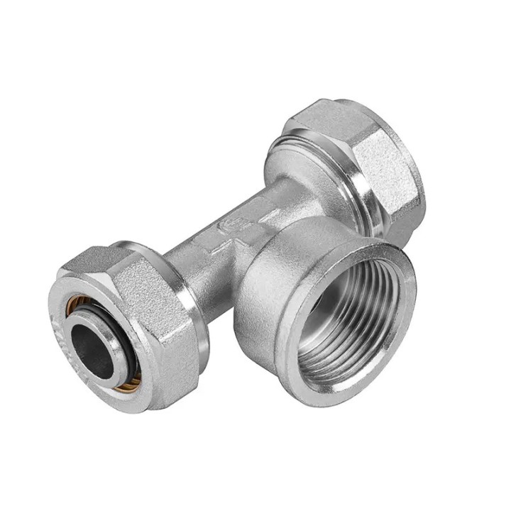 Trójnik skręcany PEX 20x1/2 GW z gwintem wewnętrznym