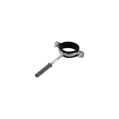 Obejma metalowa 6/4 cala z wkładką EPDM i kołkiem do rur 47–52 mm