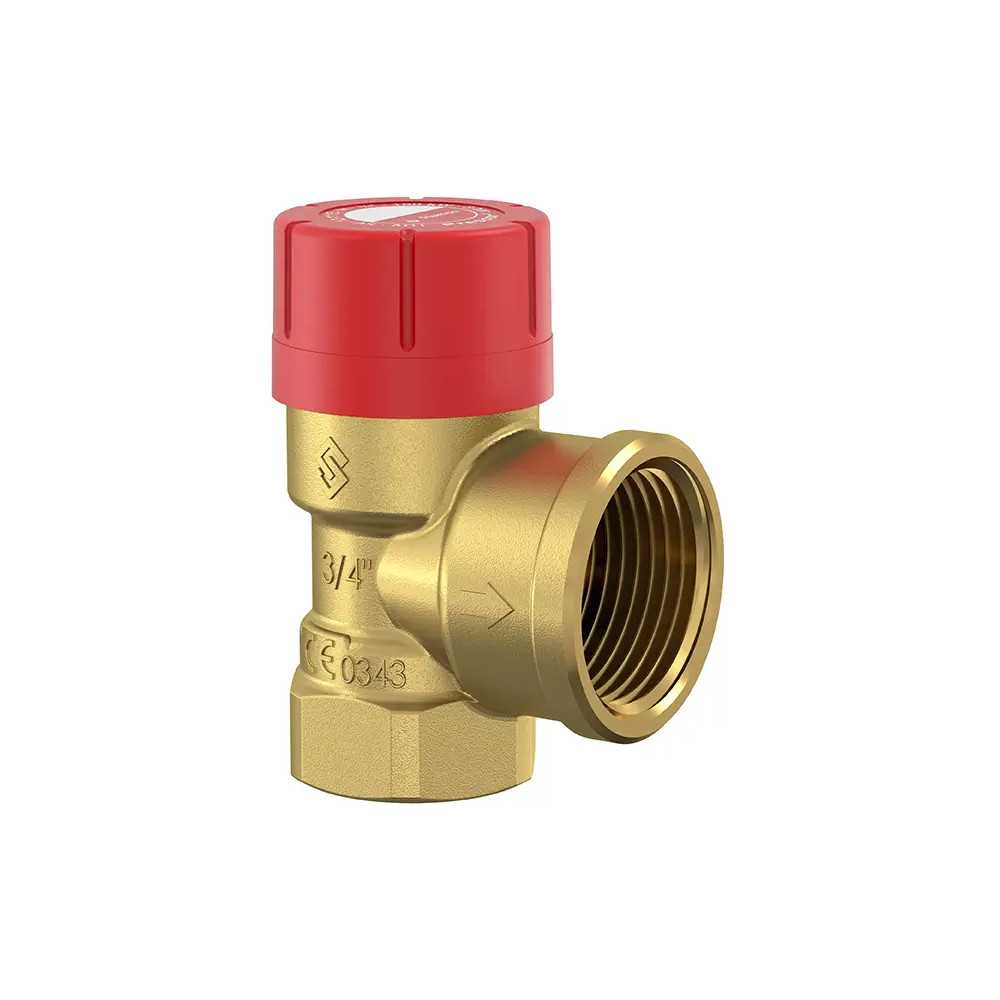 Zawór 3/4" do zabezpieczenia instalacji grzewczych przed nadmiernym ciśnieniem