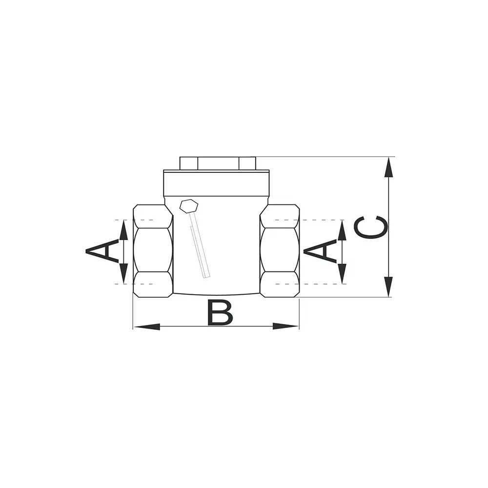 Zawór zwrotny klapowy 5/4"