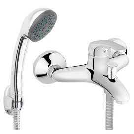 bateria wannowa ścienna Ferro BBC11 z automatycznym przełącznikiem i aeratorem