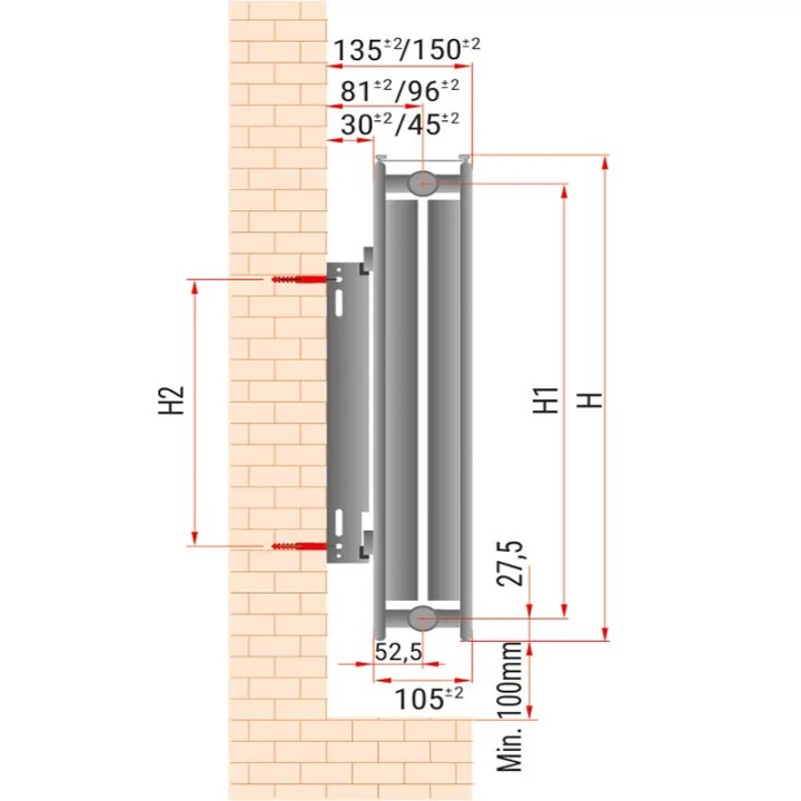 Grzejnik Diamond C22 600x400 wymiary