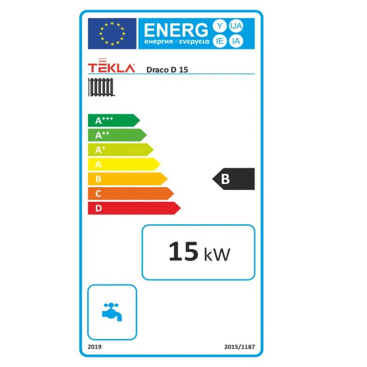 Kocioł na ekogroszek Tekla 15kW Draco D