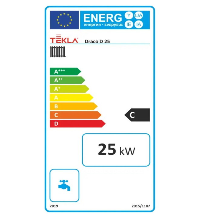 Kocioł na ekogroszek Tekla 25kW Draco D