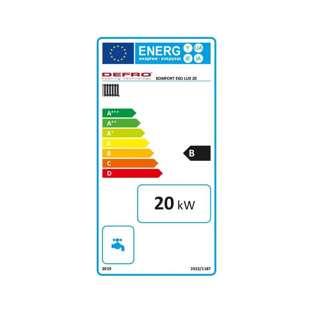 Kocioł na ekogroszek Defro 20kW Komfort EKO LUX