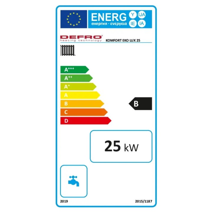 Kocioł na ekogroszek Defro 25kW Komfort EKO LUX