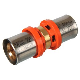 Mufa SIGMA-LI PEX 16 mm zaprasowywana do łączenia rur w instalacjach wodnych i grzewczych