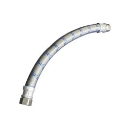 Wąż do hydroforu 1 cal 35 cm z gwintem prostym i oplotem stalowym