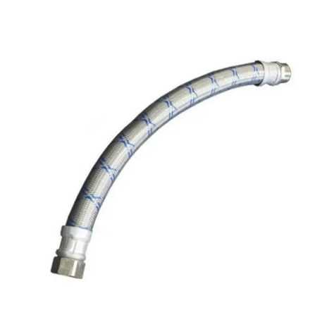 Wąż do hydroforu 1 cal 50 cm z gumy i plecionki stalowej