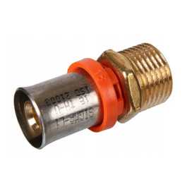 Złączka SIGMA-LI 25x3/4 GZ zaprasowywana do instalacji PEX c.o., c.w.u. i podtynkowych