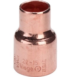 Redukcja miedziana lutowana mufowa 18x15 mm