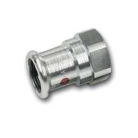 Mufa SANHA-Therm 18x1/2" z gwintem żeńskim i końcówką zaprasowywaną