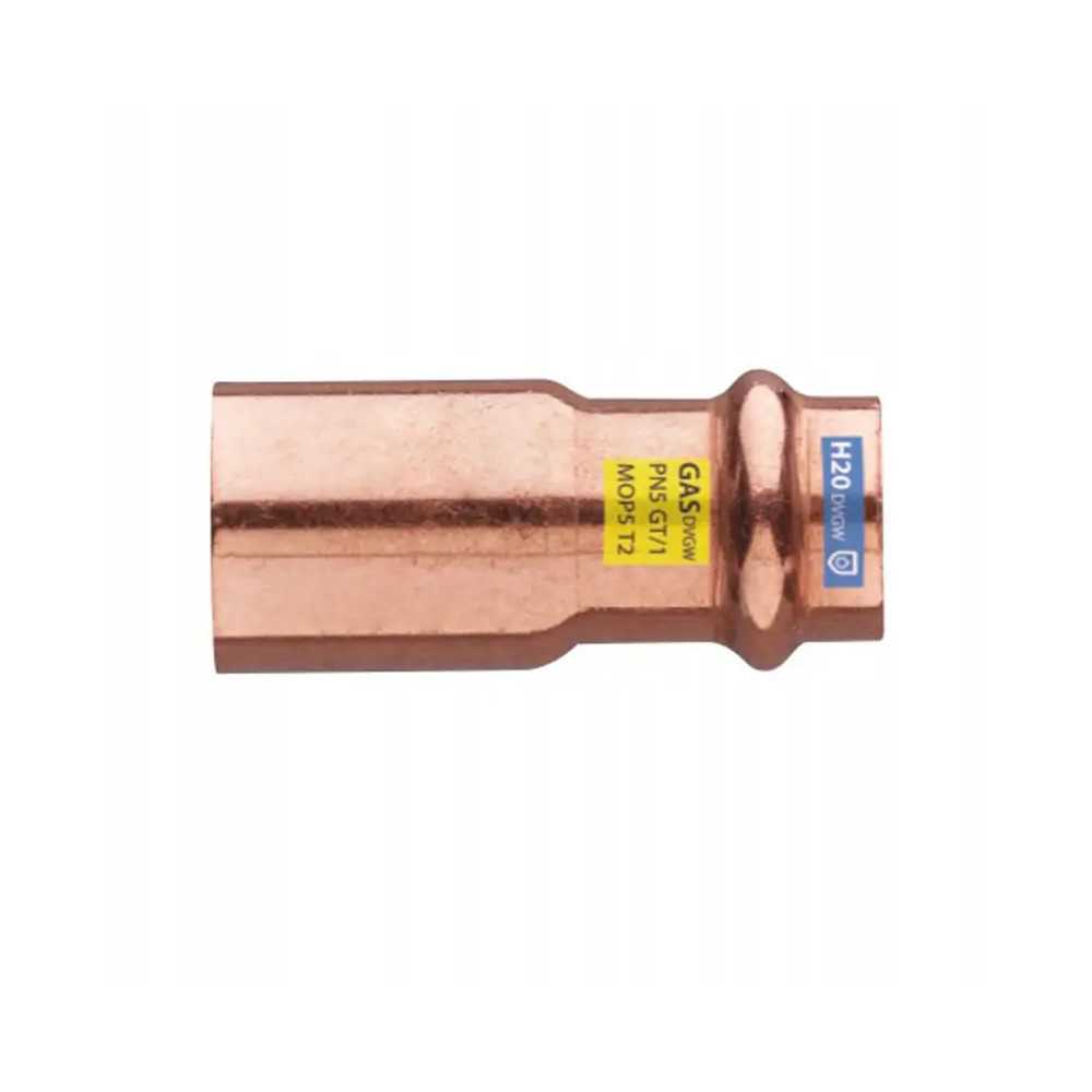 Frabo RS9243 22x18 mm – redukcja miedziana KOMBI – nyplowa