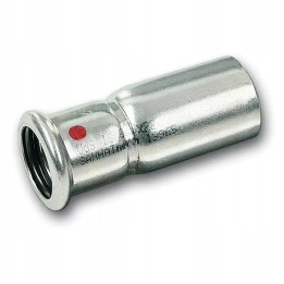 Redukcja stalowa zaprasowywana nyplowa 18x15 mm SANHA-Therm