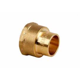 Złączka miedziana lutowana z gwintem 3/4" GW 15 mm do instalacji wodnych