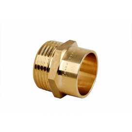 Złączka lutowana 18 mm z gwintem 1/2" GZ do rur miedzianych