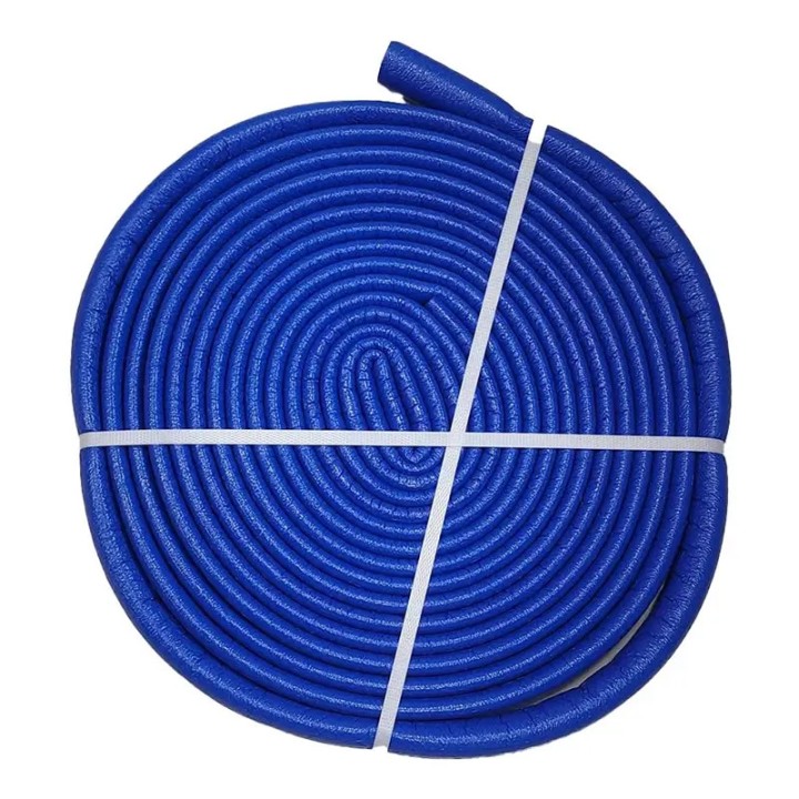 Niebieska otulina 15x4 mm do rur instalacyjnych, rolka 10 metrów