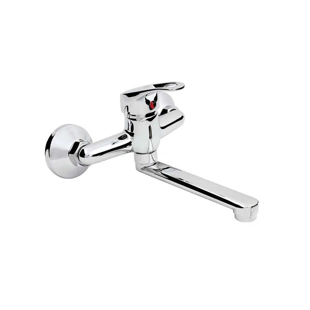 Bateria umywalkowa Hydroland B392 chromowana z obrotową wylewką typu L