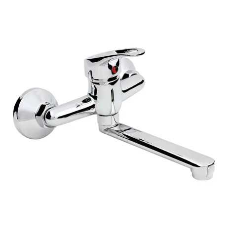 Bateria umywalkowa Hydroland B392 chromowana z obrotową wylewką typu L