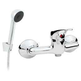 bateria prysznicowa ścienna Hydroland B397 z zestawem natryskowym 150 cm