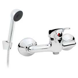 bateria prysznicowa ścienna Hydroland B397 z zestawem natryskowym 150 cm