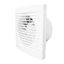 Wentylator domowy PLAY CLASSIC Ø100 S DOSPEL – biały wentylator ścienno-sufitowy z łożyskami kulkowymi