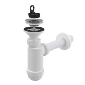 Syfon do umywalki z filtrem nierdzewnym