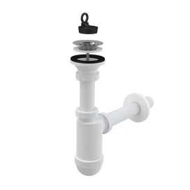 Syfon do umywalki z nierdzewną kratką