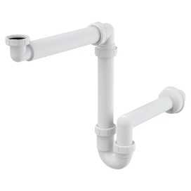 Półsyfon umywalkowy oszczędzający przestrzeń