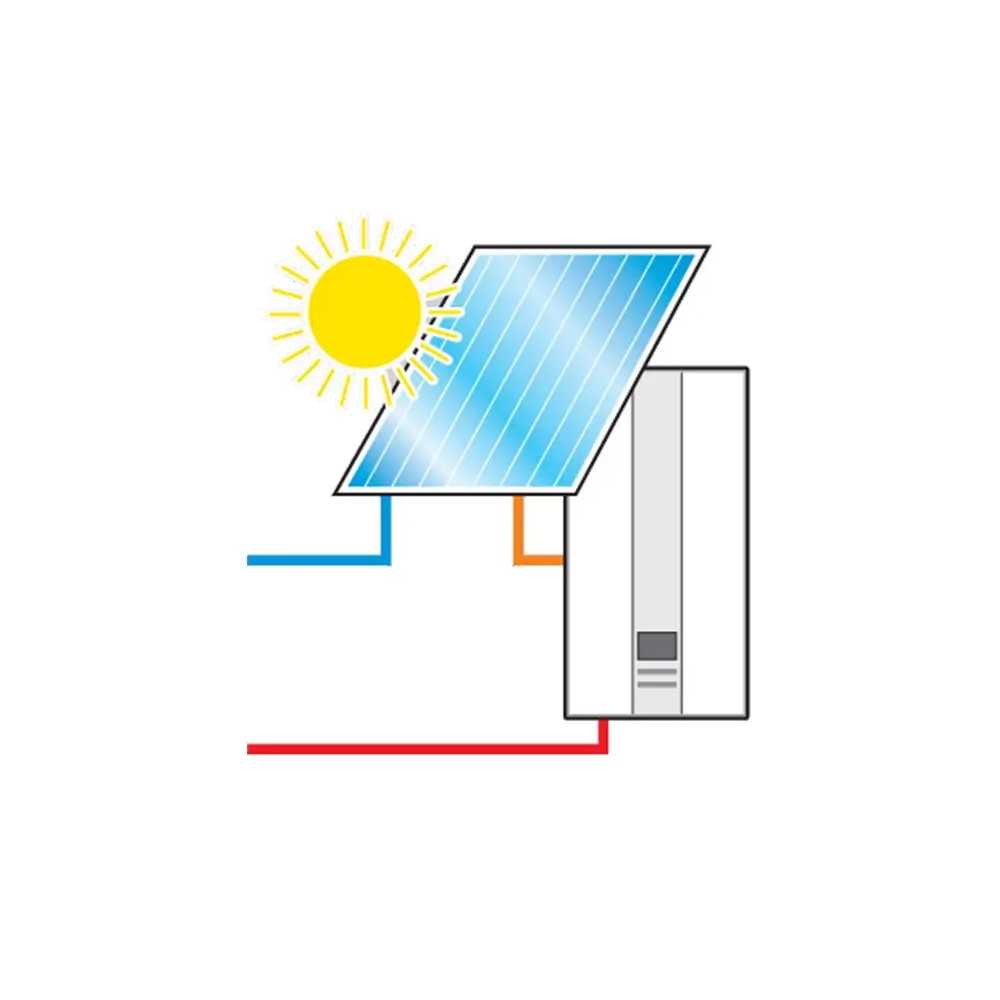 Dogrzewanie wstępnie ogrzanej wody Wijas POW MULTI LCD