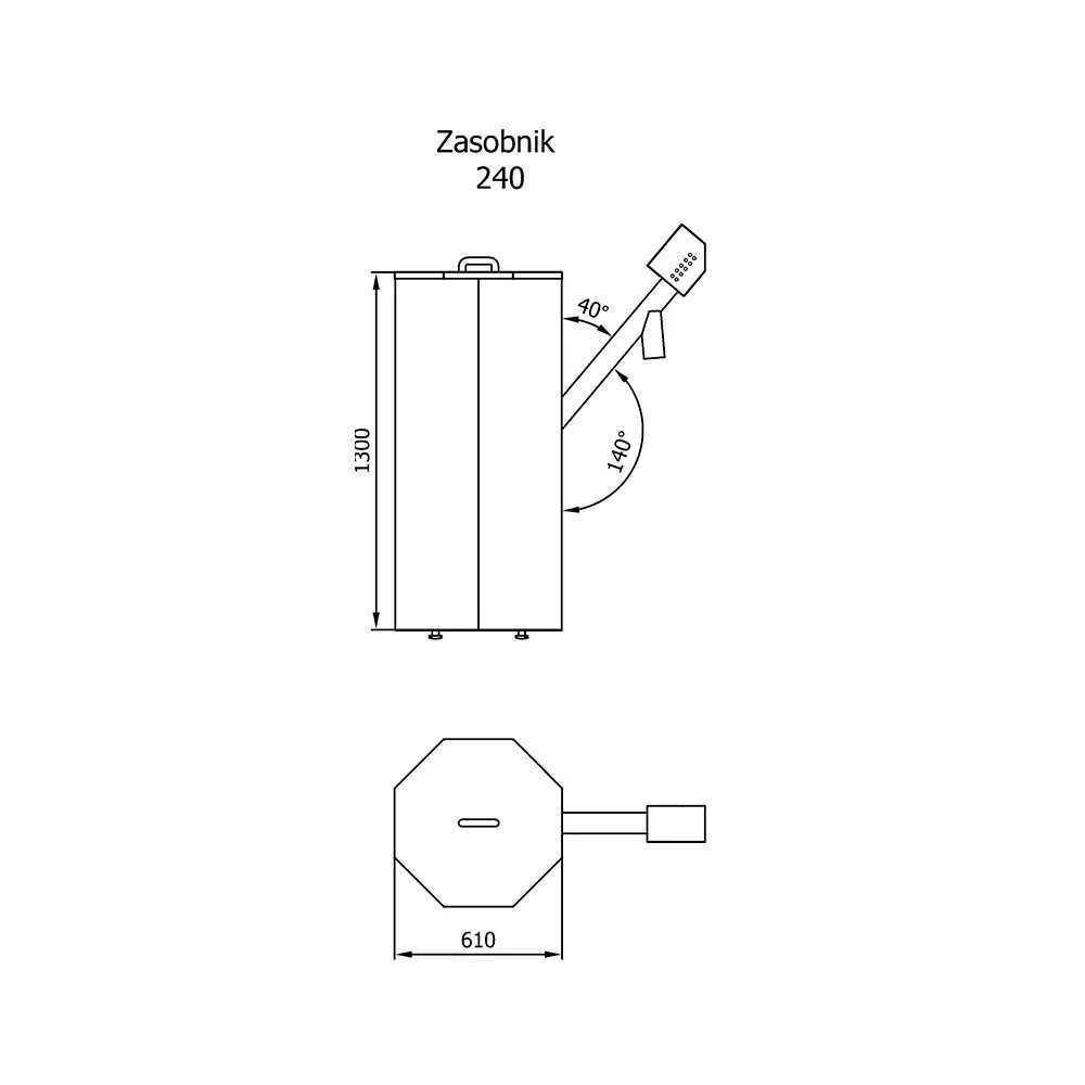 Kocioł na pellet Tekla 18kW Classico Bio