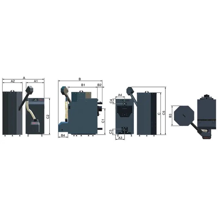 Kocioł na pellet Tekla 24kW Classico Bio dane techniczne
