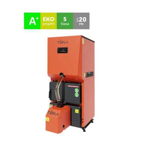 Kocioł na pellet Tekla 18kW Draco Bio Compact FII Slim jednoobiegowy