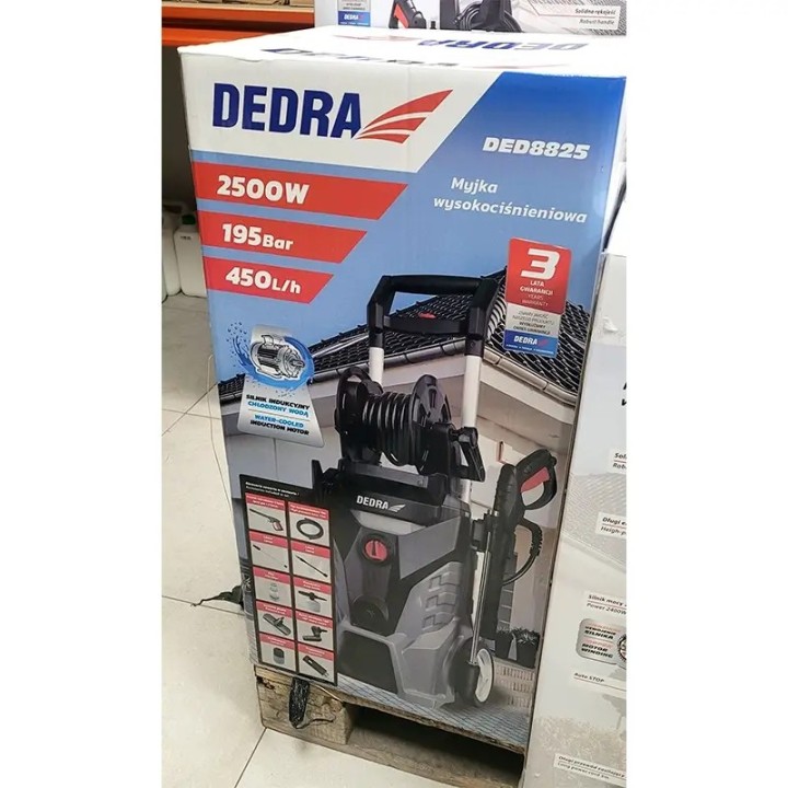 Myjka ciśnieniowa DED8825 (2500W, 195 bar) – Wydajne Czyszczenie