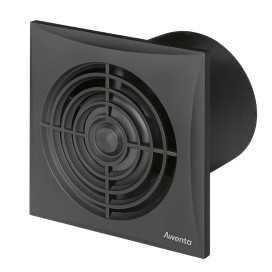 Czarny wentylator łazienkowy Silence