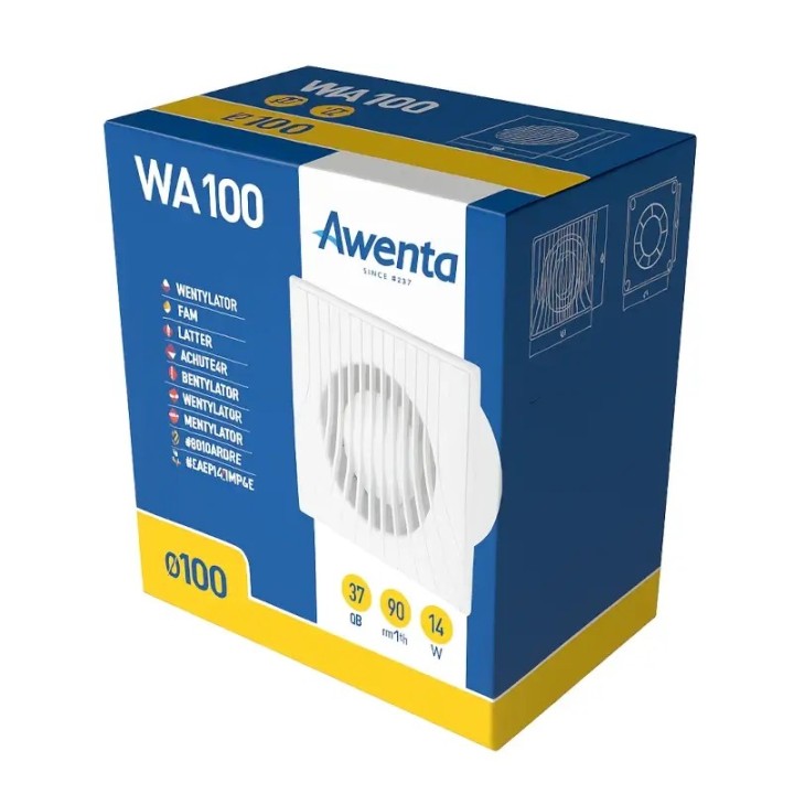 Opakowanie wentylatora WA100 Awenta