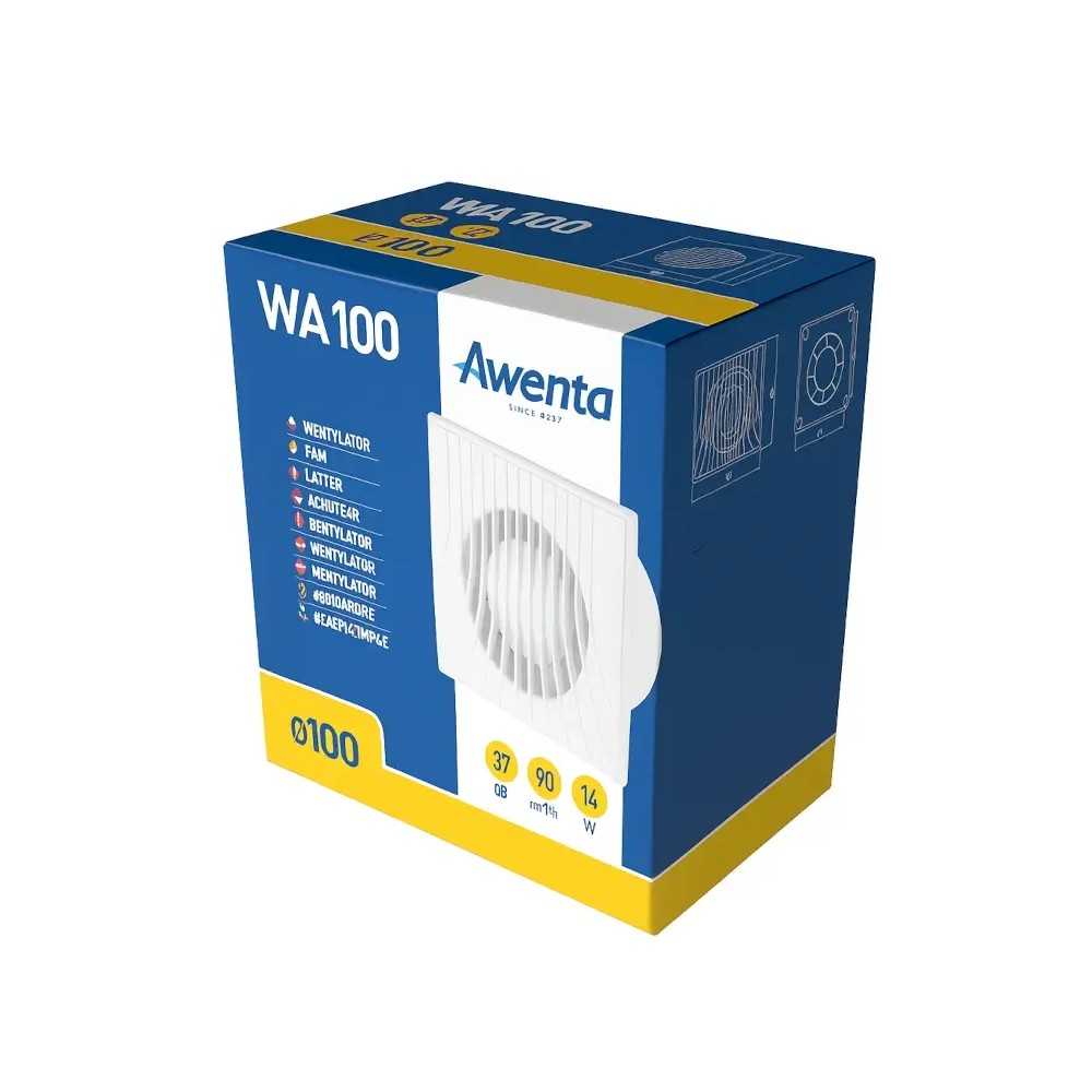 Opakowanie wentylatora WA100T z timerem
