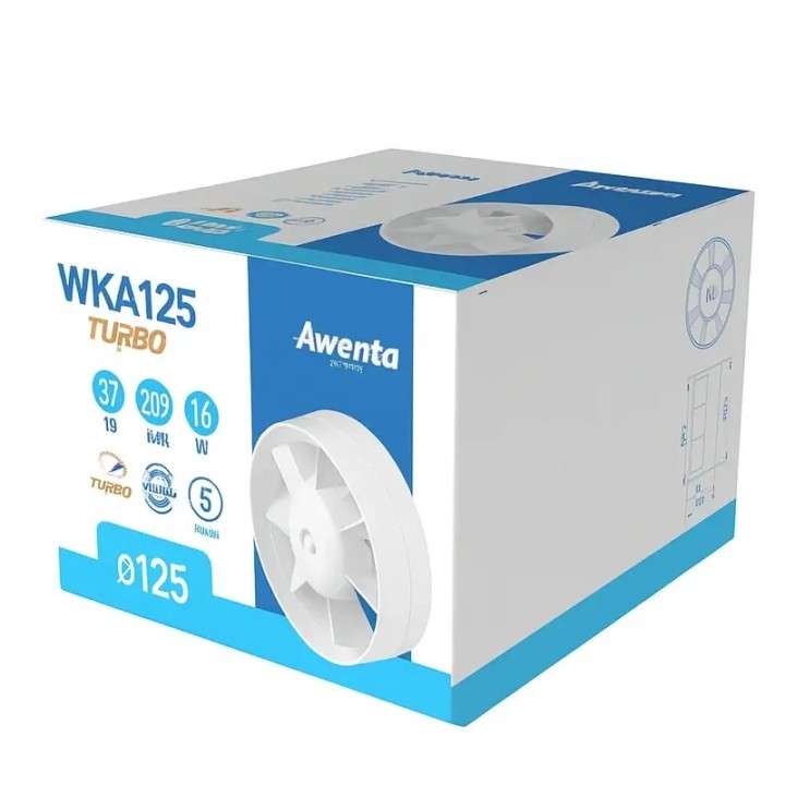 Opakowanie - wentylator WKA125 Awenta