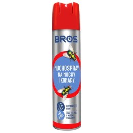 Spray na muchy i komary BROS Muchospray 400ml – aerozol owadobójczy do wnętrz