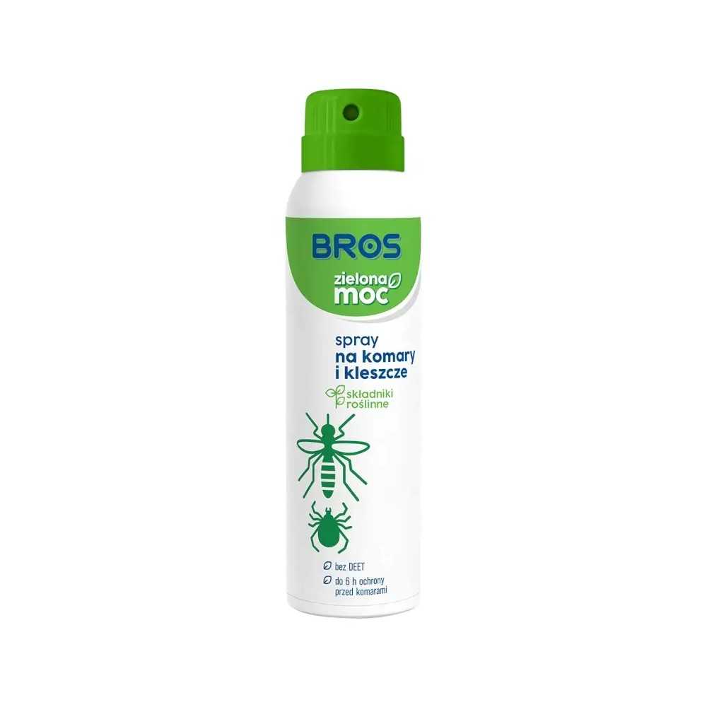 Spray na komary i kleszcze zielona moc Bros 90 ml