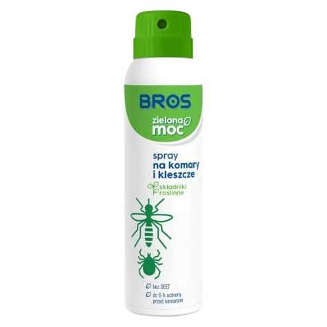 Spray na komary i kleszcze zielona moc Bros 90 ml