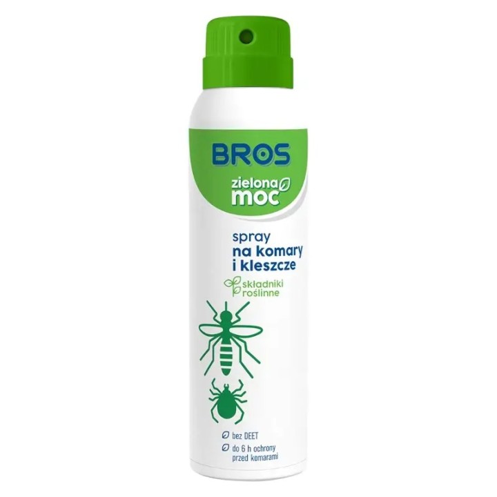 Spray na komary i kleszcze zielona moc Bros 90 ml