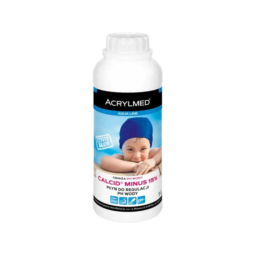 CALCID MINUS 15% 500 ml – płyn do obniżania pH wody basenowej