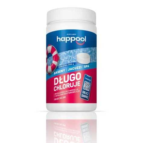 Opakowanie tabletek chlorowych Triochlor 200g do basenu – 1 kg